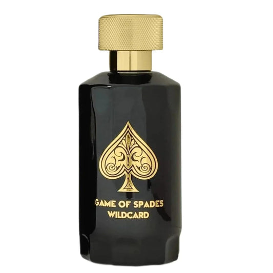 Jo Milano Game Of Spades Wildcard 4-Piece Gift Set Unisex, (3.4 Oz Parfum Spray + 6.8 Oz Body Cleanser + 6.8 Oz Body Cream + 0.27 Oz Refillable Atomizer)