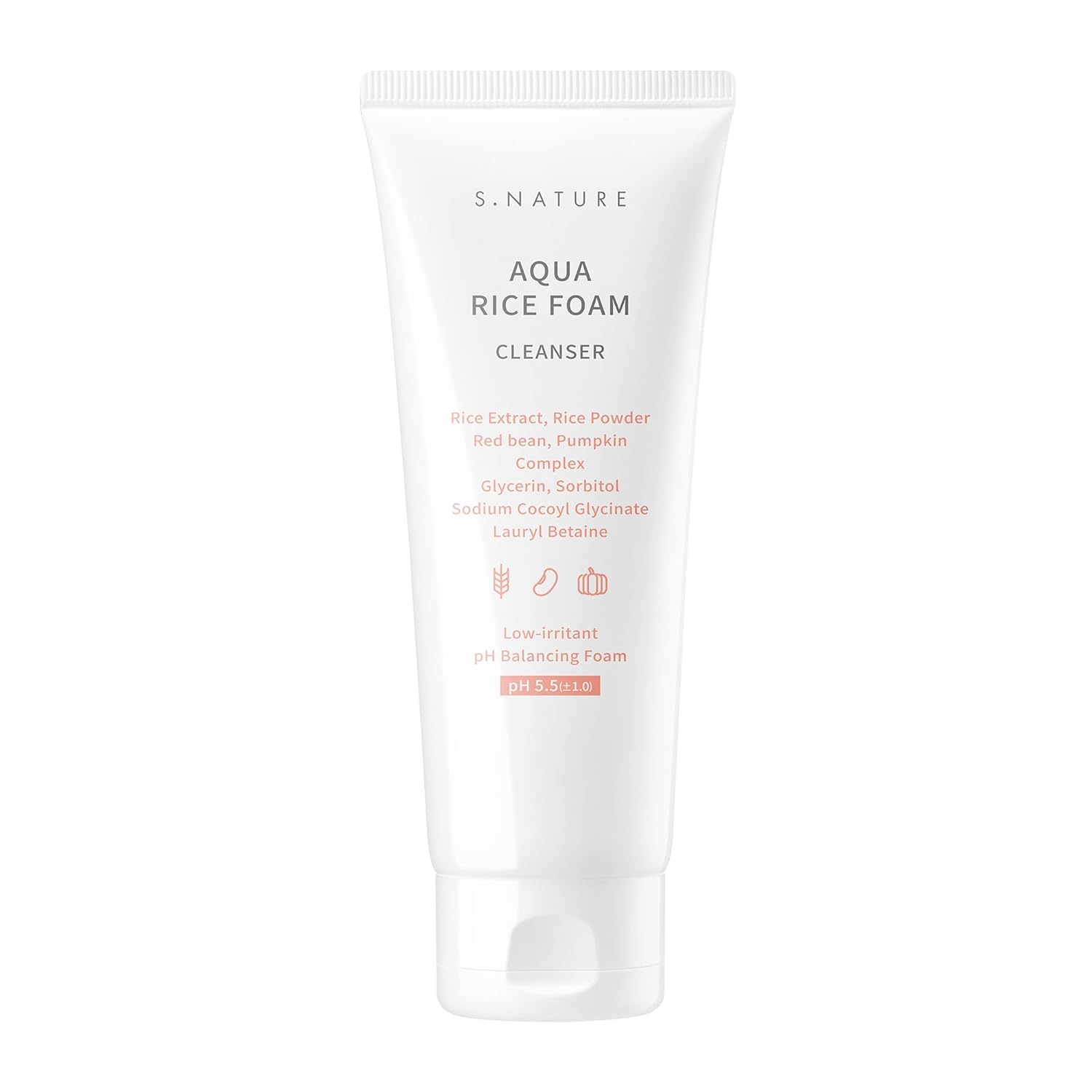 Aqua Rice Foam Cleanser 160Ml | Mild, Gentle, Daily Cleanser, Moisturizing, Deep Cleansing, Rice Cleanser | 5.41Fl Oz