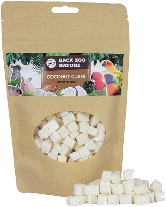 Coconut Cubes Tropical Parrot Treat 250g :Pet Supplies