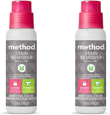 Method Brand Stain Remover, Free + Clear, 6 Ounce, (2 Pack)