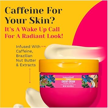 Nature Well Ultra-Rich Firming & Tightening Cheeky Body Cream, Promotes Deep Hydration, Fast Absorbing, Scents Of Pistachio Cream, Almond Blossom, Brazil Nut, Cupuacu, Coconut, & Salted Caramel, 10 Oz : Beauty & Personal Care