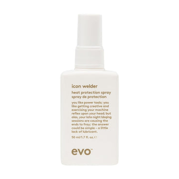 Evo Icon Welder Heat Protection Spray - Leave-In Heat Protectant - Provides Style Support & Adds Shine