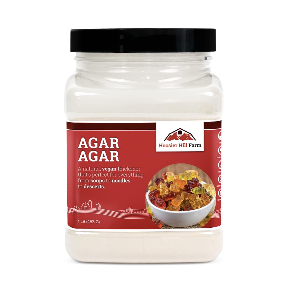 Hoosier Hill Farm Agar Agar Powder, 1Lb (Pack Of 1)