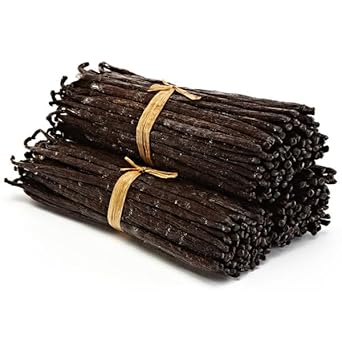 10 Vanilla Beans Whole Grade A Vanilla Pods for Homemade Vanilla Extract, Baking, Ice Cream, Flavoring, & Vanilla Powder - Democratic Republic of Congo : Grocery & Gourmet Food