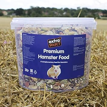 Extra Select Premium Dry Complete Hamster Food, 3 L?01ESHT3