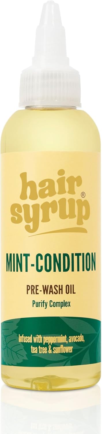 Hair Syrup | Mint Condition: Mint & Tea Tree Hair Oil | For Dry, Itchy Or Sensitive Scalp | Cooling & Soothing Sensation | Peppermint Enriched | Vegan | 100% Natural | 100Ml