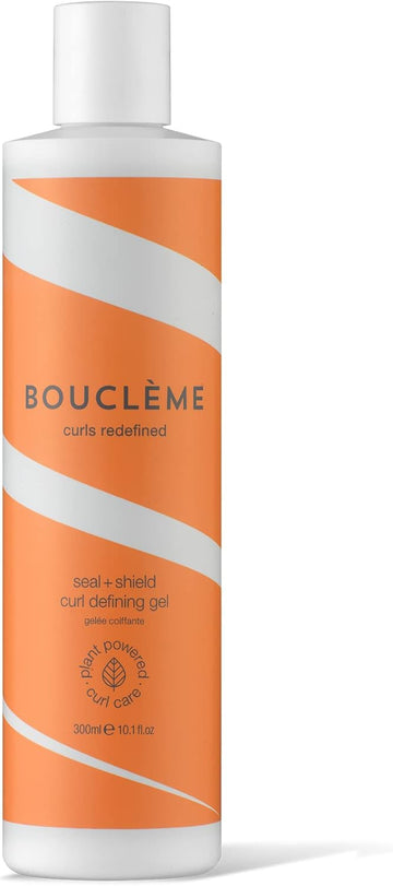 Bouclème Seal + Shield Curl Defining Gel - Strong Hold Gel To Protect Against Humidity - 95.69% Naturally Derived Ingredients And Vegan - 300Ml, Clear