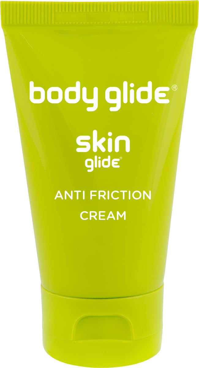 Body Glide Skin Glide Anti Friction, Anti Chafing Cream Helps Prevent Rubbing Leading To Chafing, Blisters & Irritation | Anti Chafe For Thighs, Feet, Groin, Butt, Nipples, Neck, Waist & More | 1.6Oz