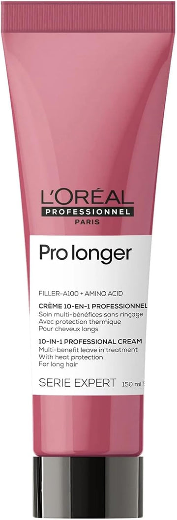 L’Oréal Professionnel 10-In-1 Cream, With Filler-A100 And Amino Acid For Long Hair With Thin Ends, Serie Expert Pro Longer
