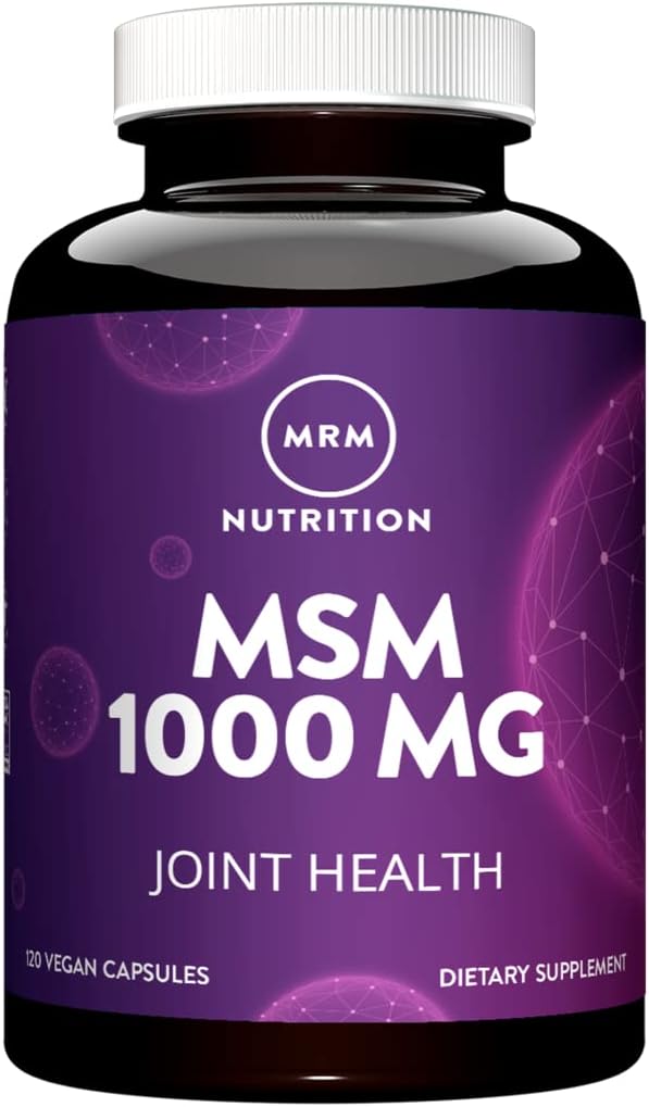 MRM Nutrition MSM 1000mg | Methyl-sulfonyl-Methane Capsules | Joint He