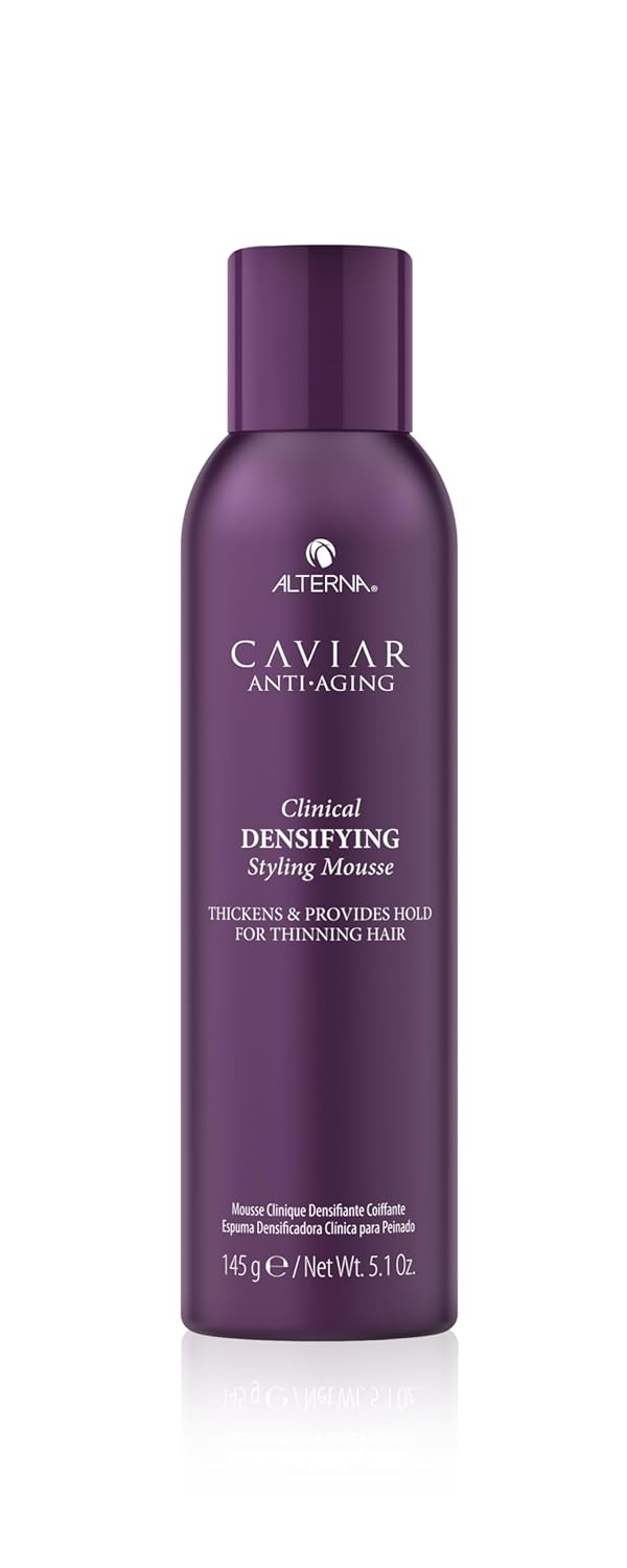 Alterna Caviar Anti-Aging Clinical Densifying Styling Mousse, | Thickens & Provides Hold For Thinning Hair | Sulfate Free , 5.1 Oz (Pack Of 1)