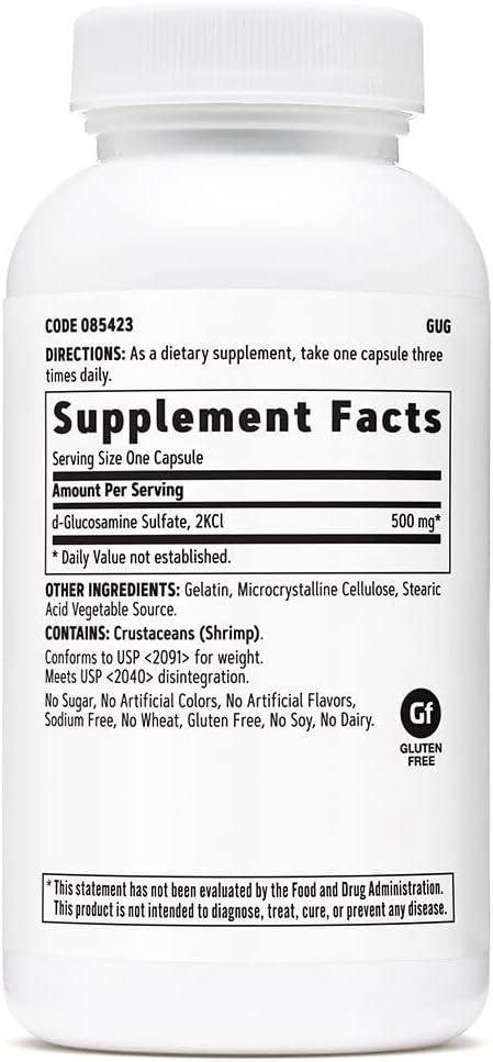 Gnc Glucosamine Sulfate 500 Mg - 90 Capsules, 90 Servings