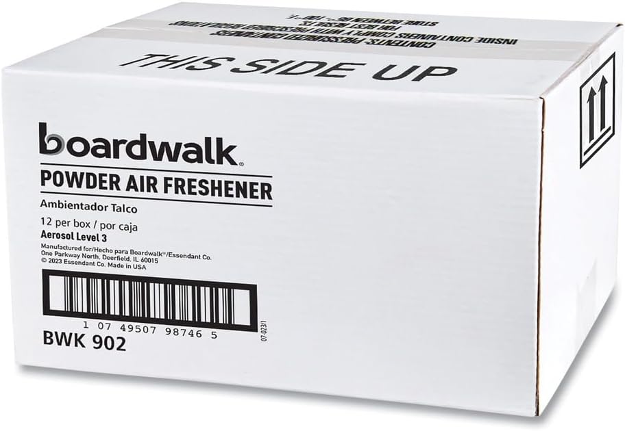 Boardwalk 1048762 7 oz. Aerosol Spray Metered Air Freshener Refill - Powder Mist (12/Carton) : Industrial & Scientific