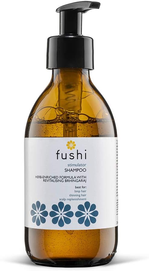 Fushi Stimulator Herbal Shampoo | Refillable Zero Waste Glass Bottle 230Ml