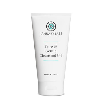 Pure & Gentle Face Cleanser Gel, Face Wash For All Skin Types, Dry Skin, Sensitive, Acne Prone Skin, Skin Care Essential, 5 Oz