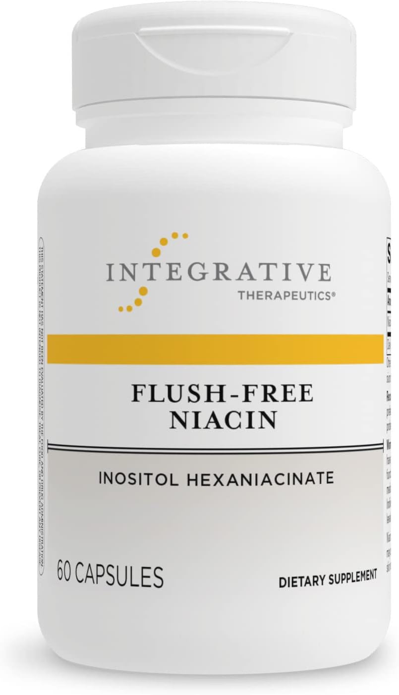 Integrative Therapeutics - Flush-Free Niacin - Inositol Hexaniacinate - 60 Capsules