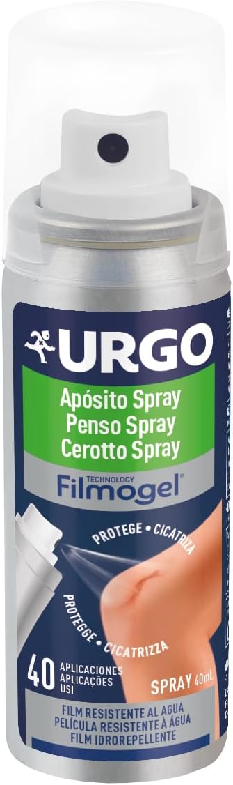 Urgo - Filmogel® Dressing Spray - Invisible, Healing And Waterproof - 40 Ml Spray, 40 Applications
