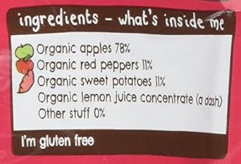Ella'S Kitchen Apples Sweet Potatoes + Peppers, 120G
