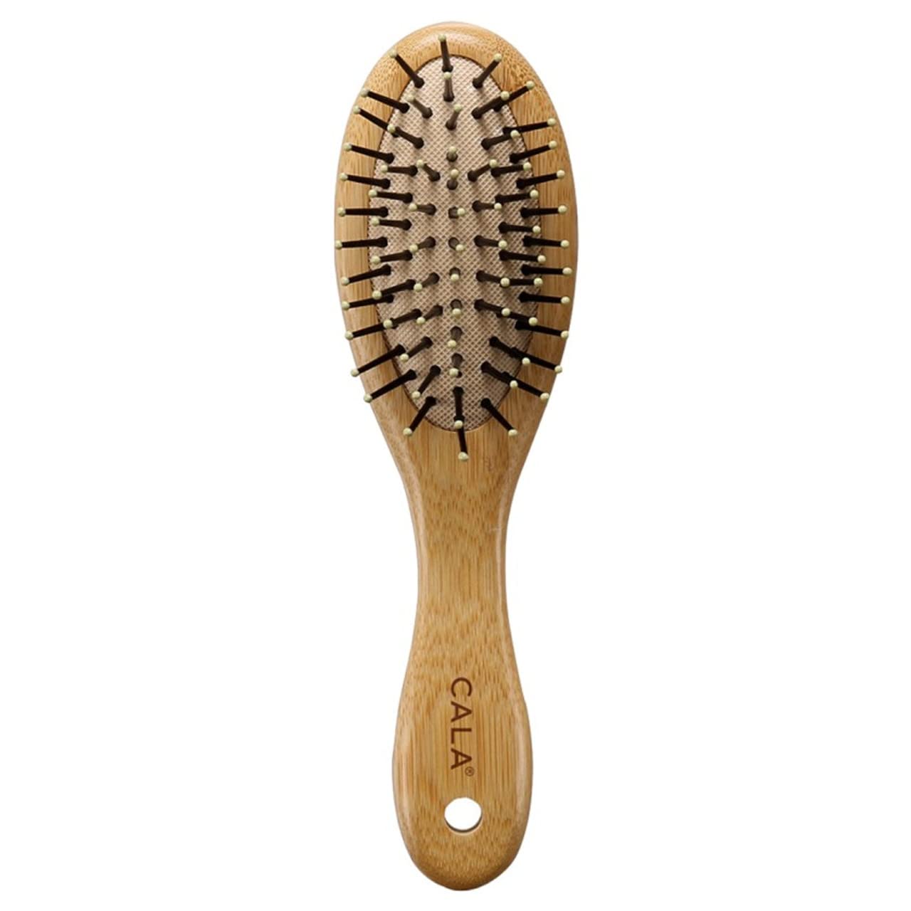 Cala Bamboo Travel Hair Brush : Beauty & Personal Care