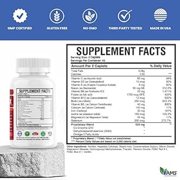 America Medic & Science Fertilimax, Fertility Supplements For Women, Supports Reproductive Health & Fertility Treatment, With Folate, Coq10, Dhea, Iron, Selenium, 90 Capsules : Health & Household