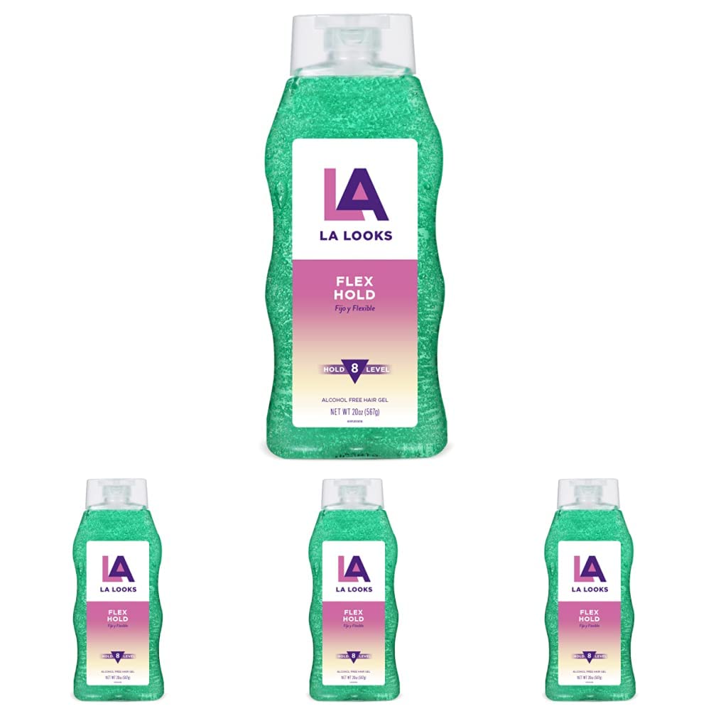 La Looks Flex-Hold Gel Tri-Active Hold Formula Level#8 20Oz