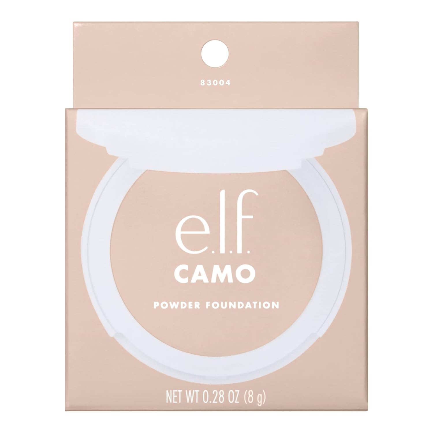 E.L.F. Camo Powder Foundation, Lightweight, Primer-Infused Buildable & Long-Lasting Medium-To-Full Coverage Foundation, Medium 355 W : Beauty & Personal Care
