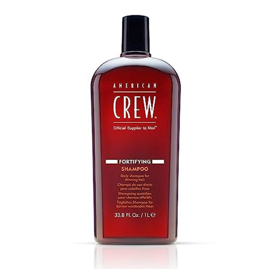 American Crew Men's Shampoo, Fortifying Shampoo for Thinning Hair, Refreshes Scalp, 33.8 Fl Oz : Beauty & Personal Care