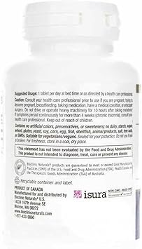 Bioclinic Naturals, Melatonin Time Release 5 Mg 60 Tabs