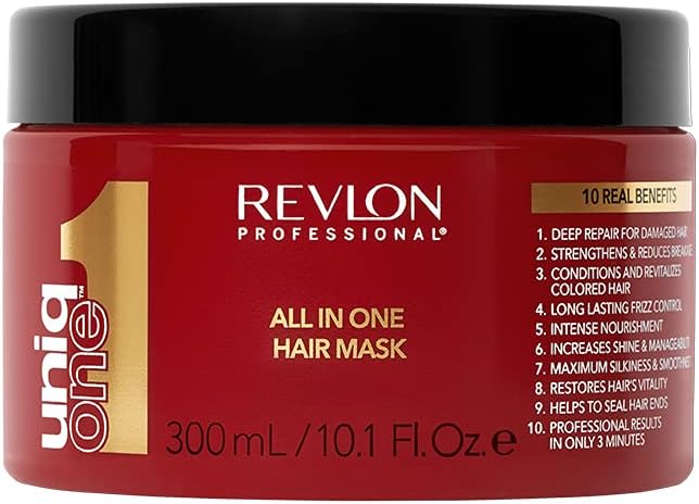 Revlon Professional Uniqone All In One Hair Mask, Strengthening Hair Mask, Restorative Hair Mask, Intensive Hair Conditioner Mask – 300 Ml