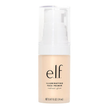 E.L.F. Illuminating Face Primer, Silky Face Makeup Primer For Long-Lasting Makeup & Luminous Glow, Fills In Fine Lines, Vegan & Cruelty-Free