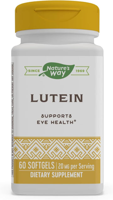 Nature'S Way Lutein, Supports Eye Health*, 60 Soft Gels