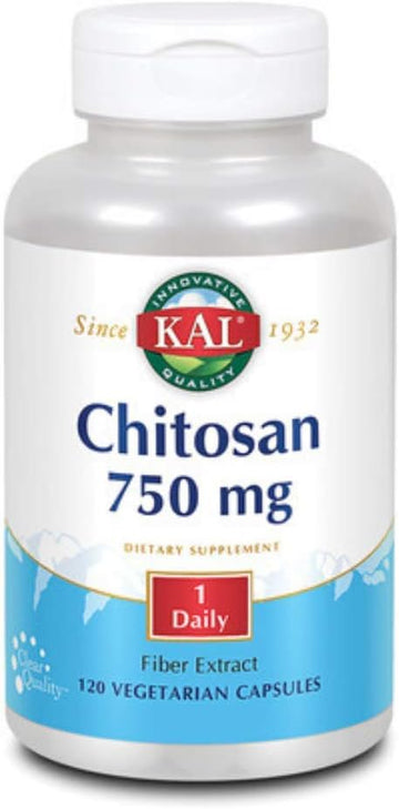 KAL Chitosan Tablets, 750 mg, 120 Count : Health & Household