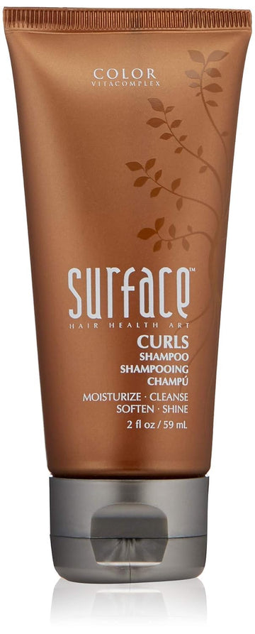 Surface Hair Curls Shampoo To Moisturize, Cleanse, Soften And Shine - Sulfate-Free And Paraben-Free Natural Frizzy Hair Protection, Various Sizes