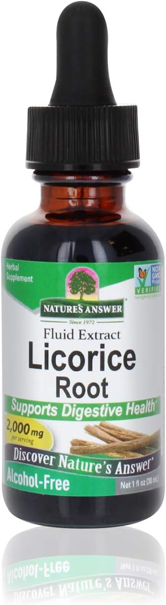 Nature'S Answer Licorice Root | Herbal Supplement | Supports Digestive Health | Non-Gmo & Kosher | Alcohol-Free, Gluten-Free & Vegan 1