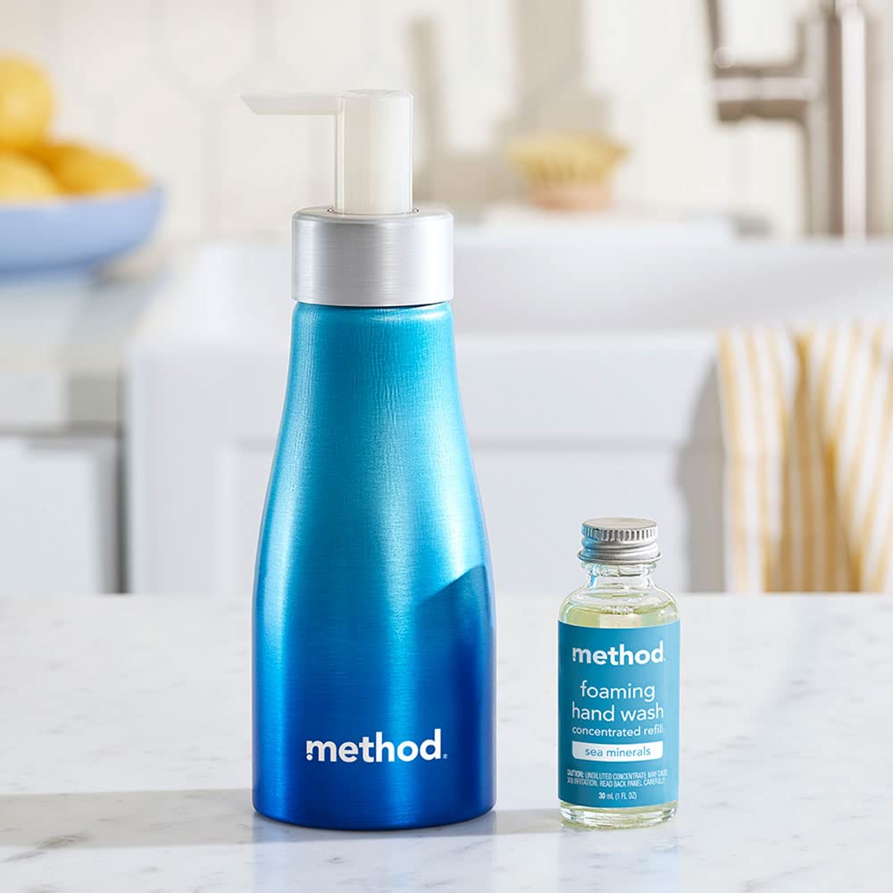 Method Foaming Hand Wash Concentrates Refills, Sea Minerals, 4 Recyclable 1 fl oz Refills : Beauty & Personal Care