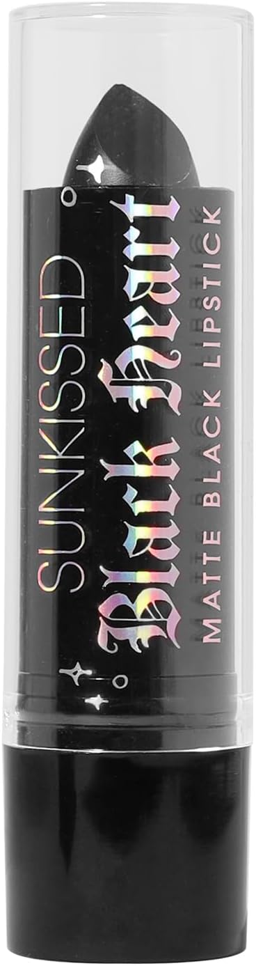 Sunkissed Black Heart Matte Black Lipstick