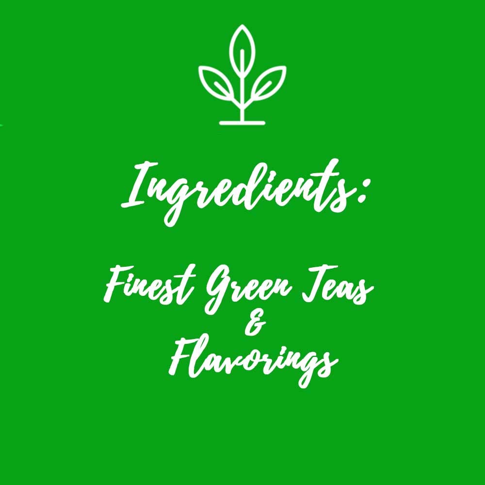 Shangri-La Tea Company Iced Tea Bags, Organic Tropic Green, Unsweetened And All Natural, Brews 2 Quarts Per Tea Bag, (6 Count) (5059)