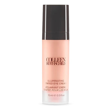 Colleen Rothschild Illuminating Tinted Eye Cream | Instant Brightening Effect | Nourishes & Targets Dark Circles | With Hyaluronic Acid, Caffeine, Pearlized Pigments & Peptides (0.5 Fl Oz)