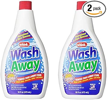 Whink Wash Away Stain Remover, 16 Fl Oz, 2 Pack