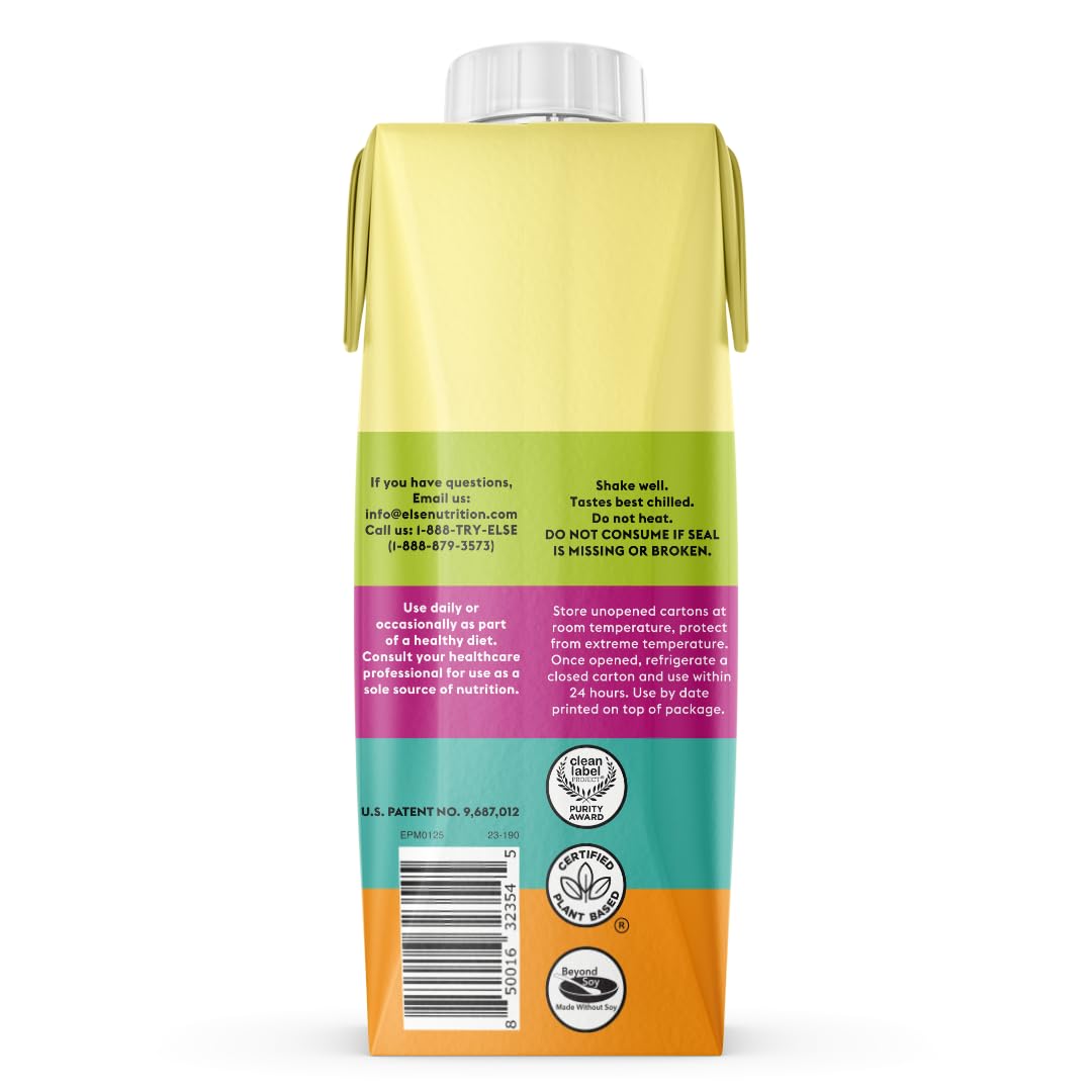 Else Nutrition Kids Vanilla Complete Nutrition Drink, for Ages 2+ with Essential Amino Acids, Vitamins & Minerals, Less Sugar, Convenient Ready to Drink, Vanilla, 4 Pack : Baby