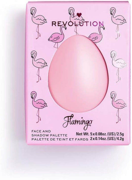 I Heart Revolution - Easter Egg Face And Shadow Palette - Face Make-Up Set - Flamingo