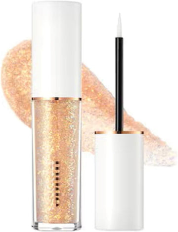 Mude Dreamy Glitter 04 Coral Glory With Thin Applicator From Shimmering To Bold Liquid Glitter In One Multi-Dimensional Finish With Long Wearing Formula