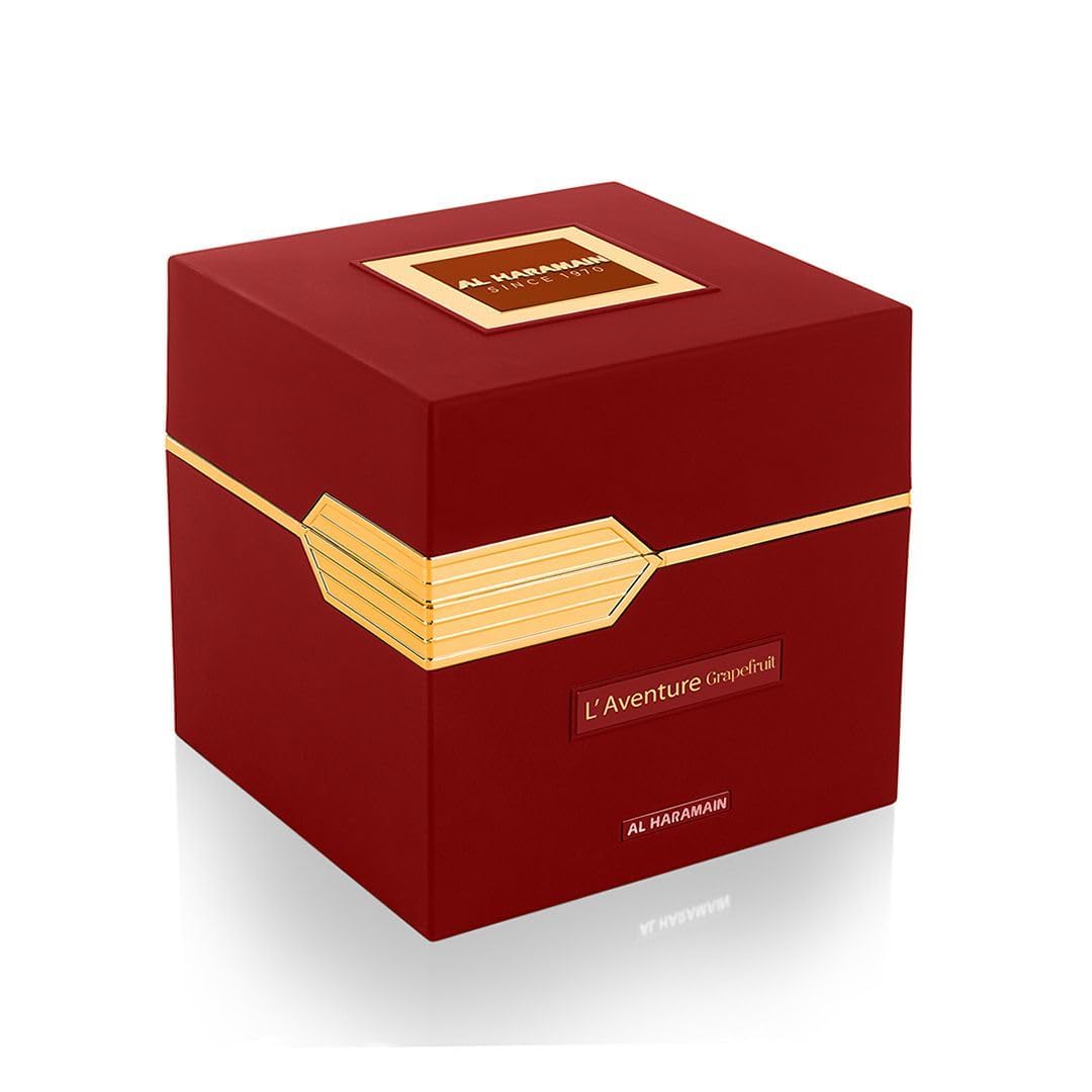 Al Haramain Laventure Grapefruit Red For Unisex - Arabian Perfume For Women And Men - Floral Fruity Fragrance - Arabic Long Lasting Perfume - Eau De Parfum Spray - 3.33 Oz Edp Spray : Beauty & Personal Care