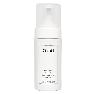 OUAI Air Dry Foam - Hair Mousse for Perfect Beach Waves - With Kale and Carrot Extract to Condition, Detangle and Protect Hair - Paraben, Phthalate and Sulfate Free Hair Styling Products (4 Oz)