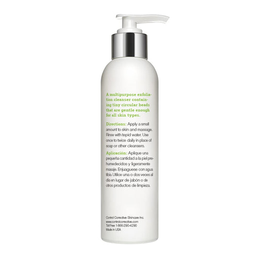 Control Corrective Cucumber Bead Cleanser, 6.7 Oz - Modern, Refreshing, Gentle Scrub, All Skin Types, Gentle Daily Exfoliation With Natural Jojoba Beads, Sloughs Off Dirt & Oil, Luxurious Body Polish