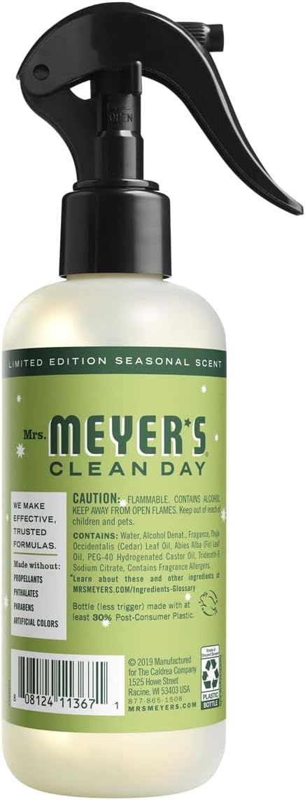 Mrs. Meyer's Clean Day Room Freshener, Iowa Pine (8 Fl Oz (Pack of 1))