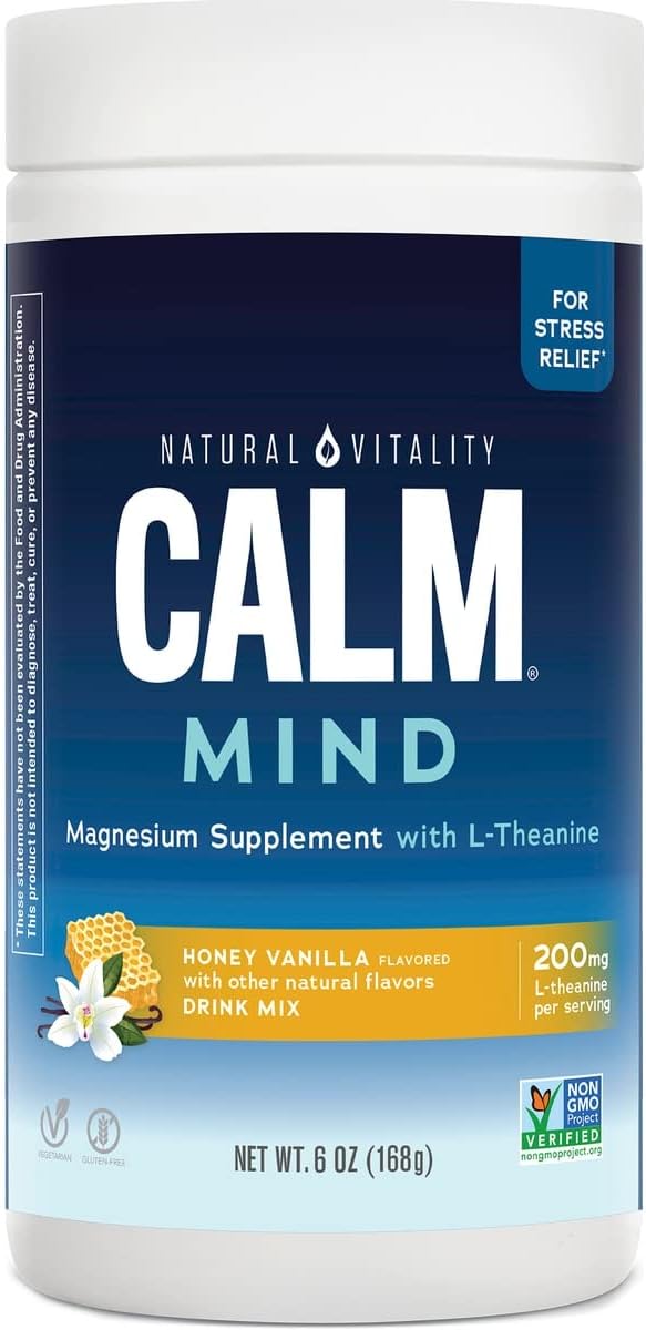 Natural Vitality Calm Mind - Honey Vanilla  Pwdr