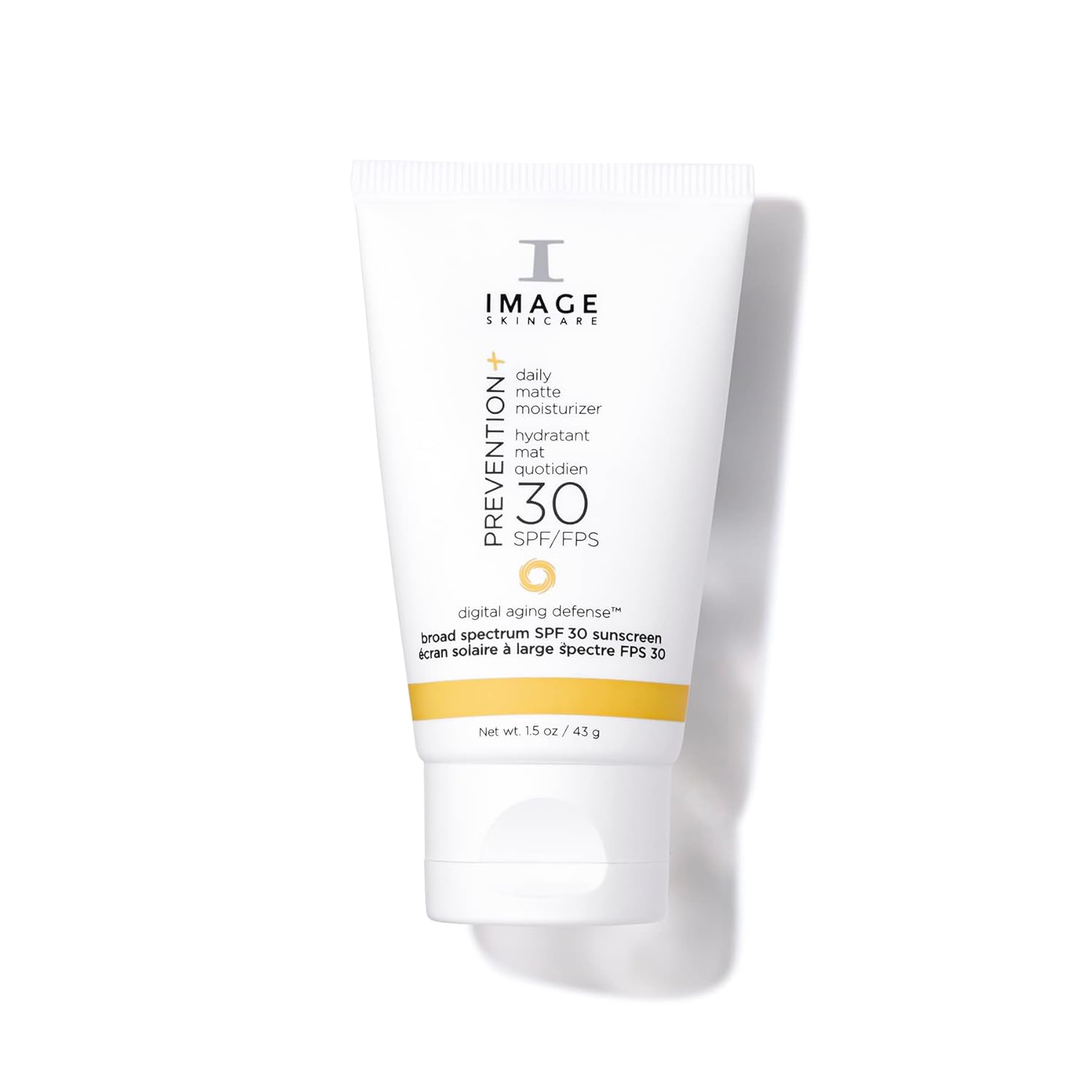 Image Skincare, Prevention+ Daily Matte Moisturizer Spf 30, Zinc Oxide Mattifying Face Sunscreen Lotion, 3.2 Oz