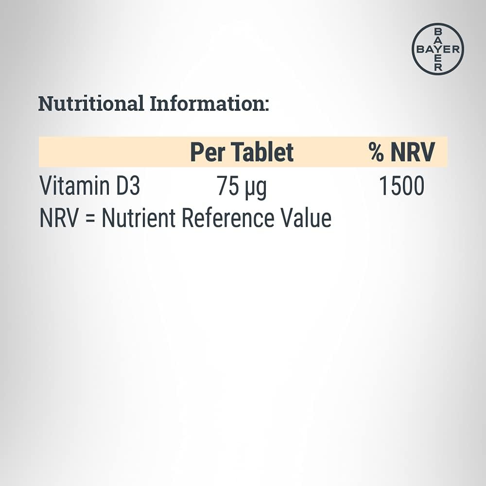 Sanatogen Vitamin D3 3000 IU. D3 Helps to Support your Immune System your Body’s Natural Defender. for Men Women, Tablets - 180 count (Packaging May Vary) : Amazon.co.uk: Health & Personal Care