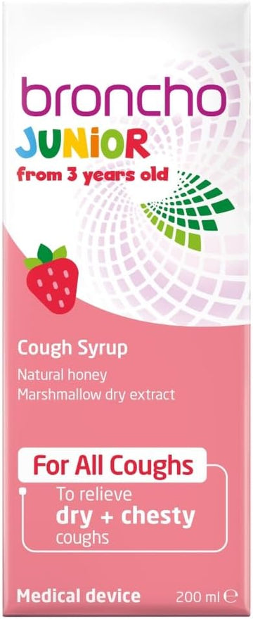 Bronchostop Junior Cough Syrup For Children, 200ml : Amazon.co.uk: Health & Personal Care
